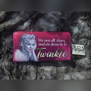 Pink Marilyn Monroe 'Twinkle' Wallet